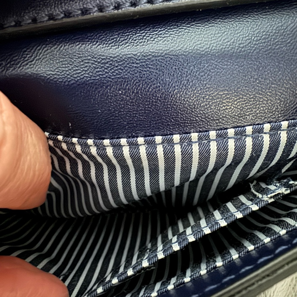 Crown and Ivy Navy Crossbody Bag with Tassels - Picture 9 of 10